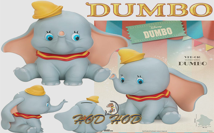 Attractive dumbo vinyl piggy bank