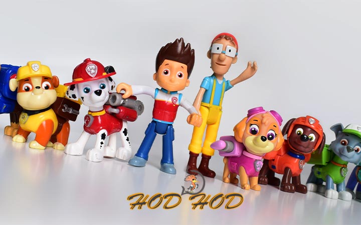 Cartoon characters in toys | شرکت هدهد